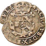 1 Duit - Philip IV, Belgium, 1623-1659 reverse image