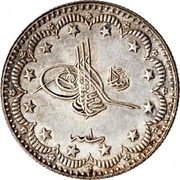 5 Kurus - Mehmed V Bursa mint obverse image