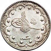 5 Kurus - Mehmed V "Reshat" right of Toughra obverse image