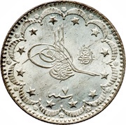 5 Kurus - Mehmed V "el-Ghazi" right of Toughra obverse image