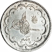 10 Kurus - Abdülhamid II "el- Ghazi" right of Toughra obverse image