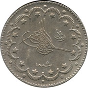 10 Kurus - Mehmed V "Reshat" right of Toughra obverse image