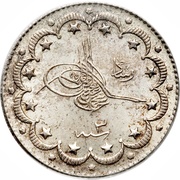 10 Kurus - Mehmed V Kosova mint obverse image