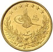 500 Kurus - Mehmed V Kosova mint obverse image