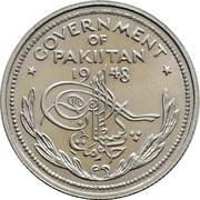 ½ Rupee obverse image