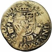 1⁄20 Daalder "1⁄20 Philipsdaalder" - Philip II Early type, Belgium, 1565-1567 reverse image