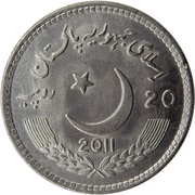 20 Rupees 150 Years Celebrations of Lawrence College obverse image