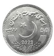 50 Rupees Golden Jubilee of the Senate obverse image