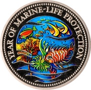 1 Dollar Year of Marine Life Protection reverse image