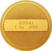 1 Dollar Year of Marine Life Protection - Gold Essai reverse image
