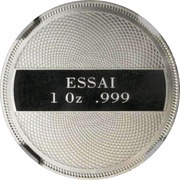 1 Dollar Year of Marine Life Protection - Platinum Essai reverse image