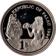 1 Dollar Fish and Coral obverse image
