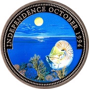 1 Dollar Independence reverse image