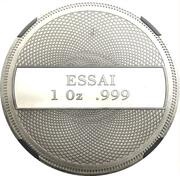 1 Dollar Fish and Coral - Platinum Essai reverse image