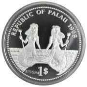 1 Dollar Bottle-Nose Dolphin, Essai obverse image