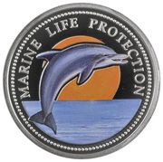 1 Dollar Bottle-Nose Dolphin, Essai reverse image