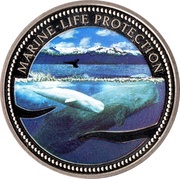 1 Dollar Sperm Whale reverse image