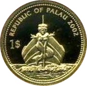 1 Dollar Pufferfish; Gold Proof Issue obverse image