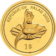 1 Dollar Killer Whale; Gold Proof Issue obverse image