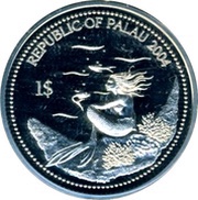 1 Dollar School of blue fish obverse image