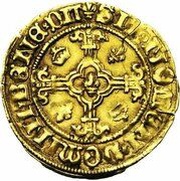 ½ Guilder "½ Saint Philip Guilder"- Charles V, Belgium, 1506-1513 reverse image