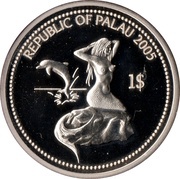 1 Dollar School of Moorish Idol obverse image