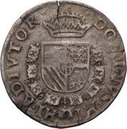 ½ Daalder "Burgundian" - Philip II, Belgium, 1567-1570 reverse image