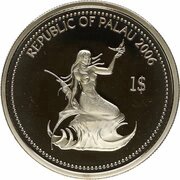 1 Dollar Mahi-mahi Fish obverse image