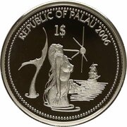 1 Dollar Box Fish obverse image