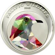 1 Dollar Superb Fruit Dove, Palau, 2006 reverse image