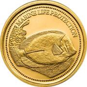 1 Dollar Surgeonfish, Palau, 2007 reverse image