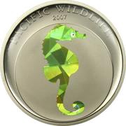 1 Dollar Seahorse, Palau, 2007 reverse image