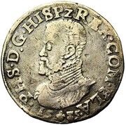 ½ Daalder "½ Philipsdaalder" - Philip II Bust left obverse image