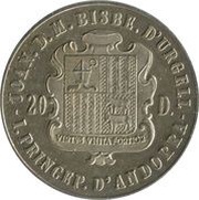 20 Diners - Joan Martí i Alanis Tennis new olympic discipline obverse image