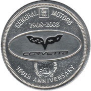 1 Dollar Corvette Z06 obverse image