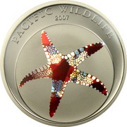 1 Dollar Seastar, Palau, 2007 reverse image