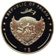 1 Dollar Saltwater Crocodile obverse image