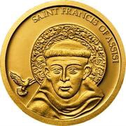 1 Dollar St. Francis of Assisi, Palau, 2008 reverse image