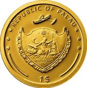 1 Dollar St. Francis of Assisi, coloured obverse image