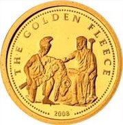 1 Dollar The Golden Fleece, Palau, 2008 reverse image