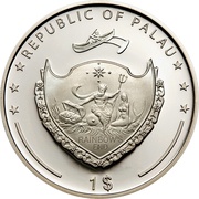 1 Dollar Hebomoia Leucippe obverse image