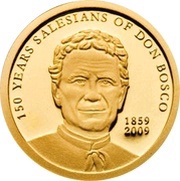 1 Dollar Don Bosco, Palau, 2009 reverse image