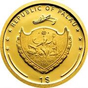 1 Dollar Trevi Fountain obverse image