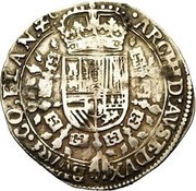 ½ Patagon - Charles II, Belgium, 1666-1692 reverse image