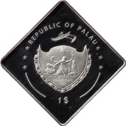 1 Dollar Warrior in Battle of Teutoburg Forest obverse image