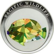 1 Dollar Flagfin Angelfish, Palau, 2009 reverse image