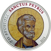 1 Dollar Saint Peter, Palau, 2009 reverse image