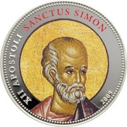 1 Dollar Saint Simon, Palau, 2009 reverse image