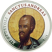 1 Dollar Saint Andrew, Palau, 2009 reverse image