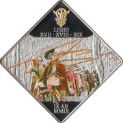 1 Dollar Roman Legion, Palau, 2009 reverse image